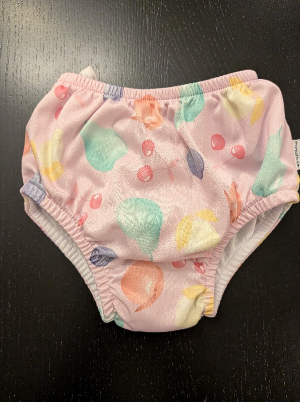 Pink Pastel Fruit-Print Kids Swim Coverup